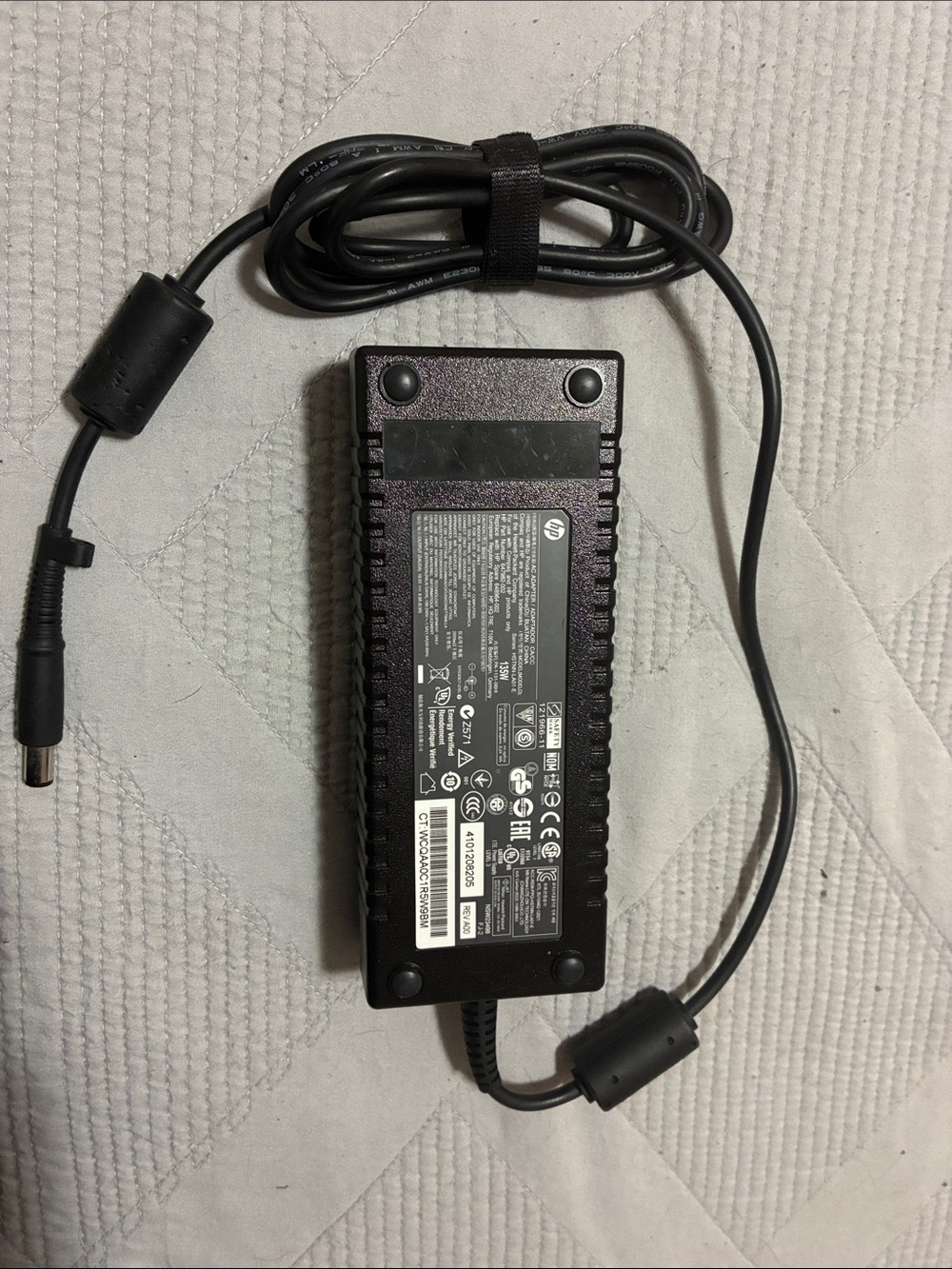 HP Black AC Adapter with Barrel Connector